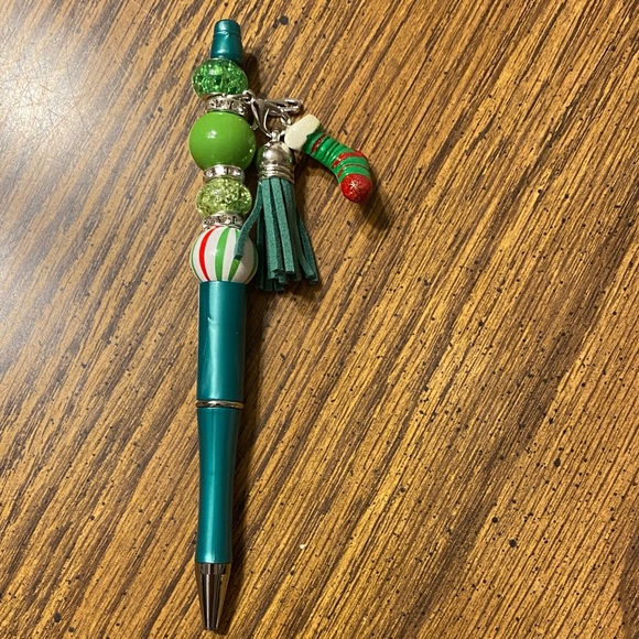Handcrafted Christmas Stocking Pen - Picture 2 of 2